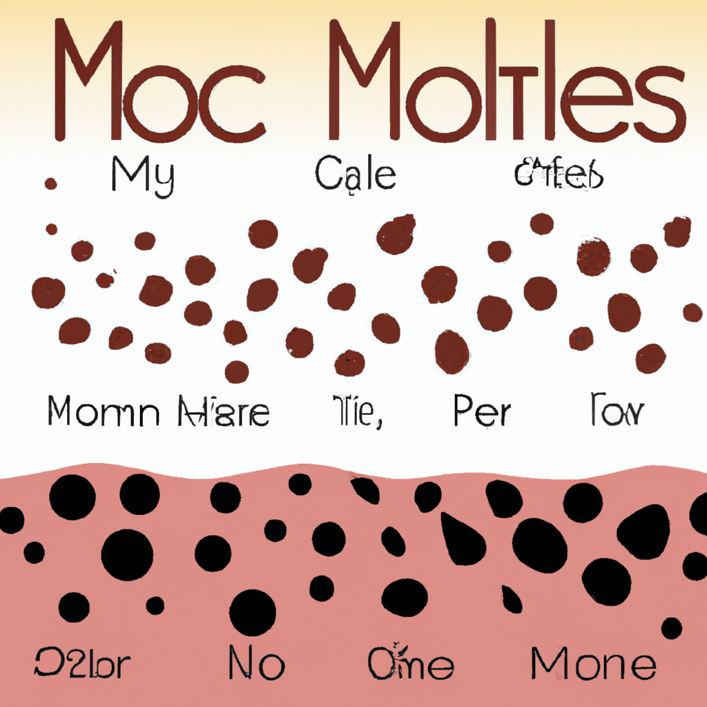 What are the types of skin moles?